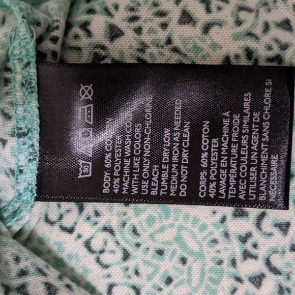 UO V-Neck Cropped Tank Top, Color Turquoise Size L - Picture 8 of 14